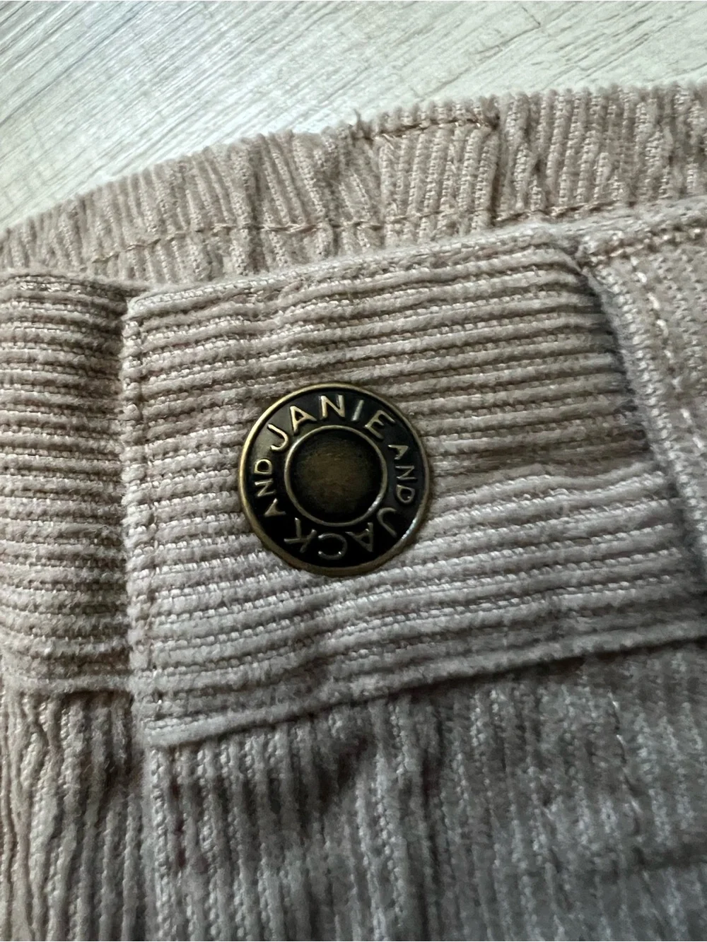 JANIE AND JACK Taupe Corduroy Pants in Taupe Brown 6-12 Months